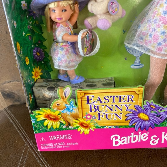 Easter Bunny Fun Barbie & Kelly Doll Gift Set Target 1998 Mattel 21720 Vintage - Picture 5 of 13